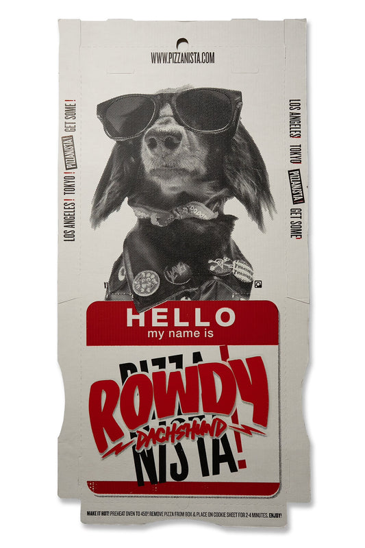 Rowdy Dachshund Pro Model Pizza Box
