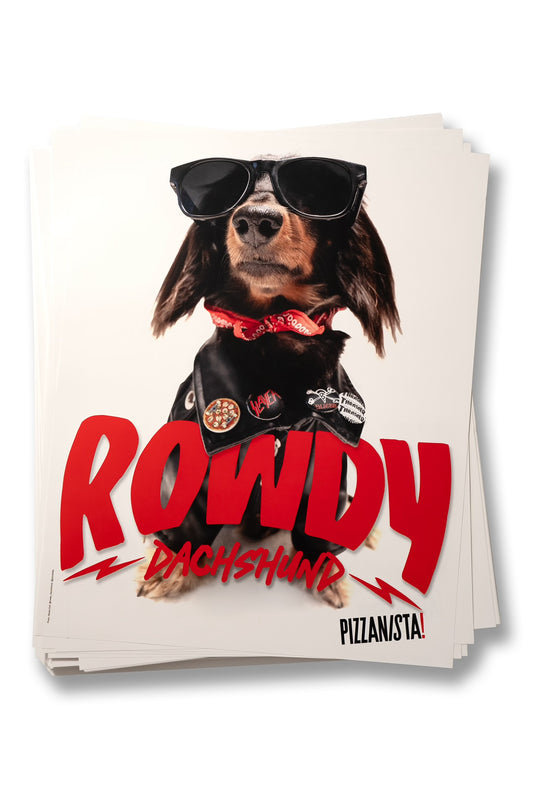 Rowdy Dachshund Pro Debut Poster