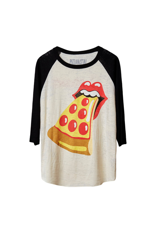 Limited Edition Burnout Lips Raglan Tee